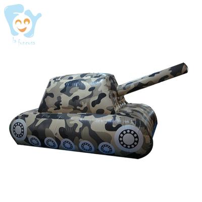 China Durable 3mx1.8mx1.8m Archery Shooting Game Millennium PSP Camouflage Indoor Outdoor Inflatable Tank Bunker for sale