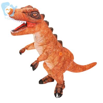 China Funny Adult Halloween Costume Air Blast Suits Inflatable T Rex Dinosaur Costume for sale