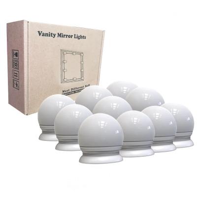 China Modern Hollywood Style 3 Colors Vanity Mirror Bulbs Lights 12v Led Vanity Mirror Bulbs for sale