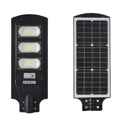 China ROAD MPPT solar charge and drainage system ABS waterproof all in one solar light control+ remote control 150W street lights for sale