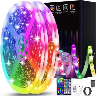 China Connect Lights Outside and App Control Sync to Music 5050 RGB LED Strip for Room Party Decoration RGB Led Strip 5050 for sale