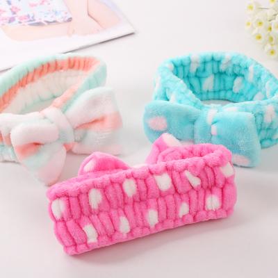 China Hot Selling Friendly Material Headband For Face Makeup Spa Hairband Face Wash Wash Headband for sale