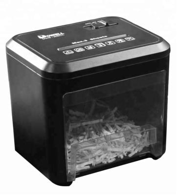 China The quiet mini desktop paper shredder, cross cutpaper shredder machine mini desktop for sale