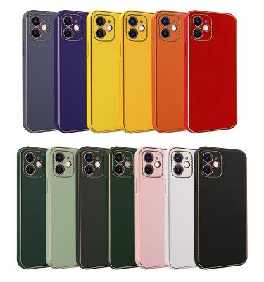 China 2021 Anti-drop Latest Design Colorful Luxury Leather Phone Case Phone Case For iphone 12 / iphone 12 pro / iphone 12 pro max for sale