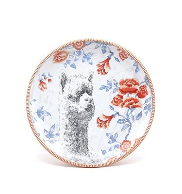 Cina Nuovo disegno di animalia con disegno di primavera-estate serie ceramica set da pranzo stoviglie con disegno di fiori in vendita