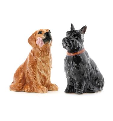 Cina 3D in forma di animale porcellana salsa e pepe shaker vasi ceramici in vendita