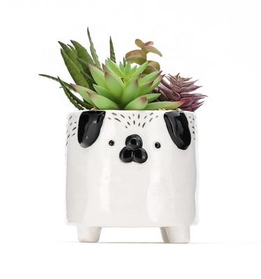 中国 3d 動物 インスタグラム セラミック ミニ Succulent 植物 花瓶 カスタマイズ 販売のため