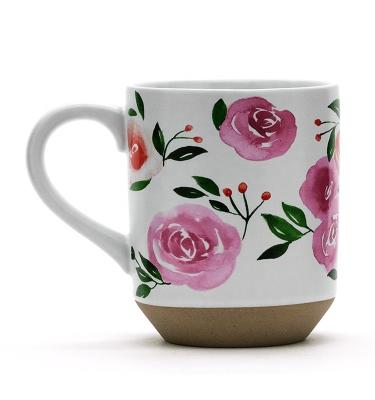 Cina 12oz di pietra madre tazze da caffè in ceramica set regalo San Valentino ceramica 12x8.2x10CM in vendita