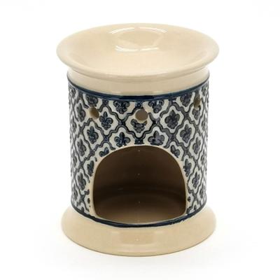 China Ceramic Burner Aroma Essential Crystal Incense Burner Weight Loss Capsules Porcelain Tealight Candle Diffuser for sale