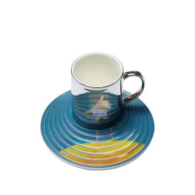 Chine Ensemble de soucoupes en céramique tasse en céramique et compartiments Plaques en céramique ensembles personnalisés pour un beau cadeau à vendre