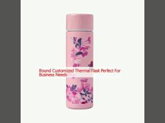 Round Customized Thermal Flask Perfect For Business Needs