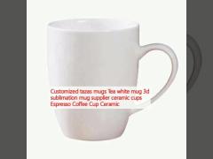 Customized tazas mugs Tea white mug  supplier ceramic cups Espresso Coffee Cup Ceramic