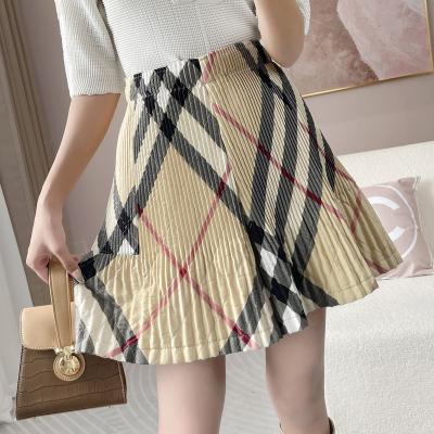 China 2023 Best Selling High Quality Breathable Women Clothes Elegant Skirt Dress Pleated Women's Skirts for sale