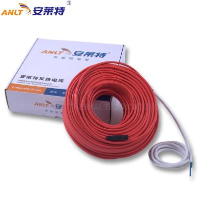 China Building Silicone Rubber/PVC/Wire Twin Conductor Heating Cable for sale