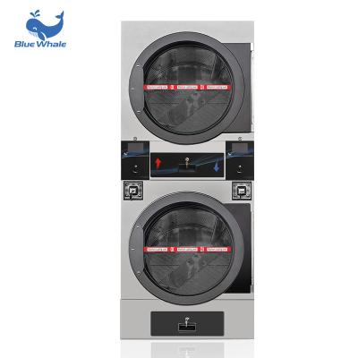 China Drying Coin Operated Electric Super-capacity High Quality Laundry Dryer 2 Years Online Support for sale