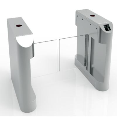 China 304 Stainless Steel Smart Access Control System Swing Barrier Gate Turnstile RFID Card Reader QR Code for sale