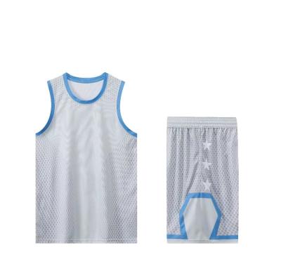 China Breathable Men And Kid Basketball Tank Top + Top Athlete Kids Suit Short Sets Youth College Basketball Training Uniforms for sale