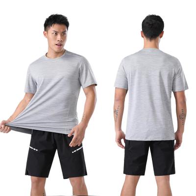 China Breathable Mens Shirts Short Sleeve T-Shirt For Mens Gym Wear Running Sport Wear Outdoor Tops for sale