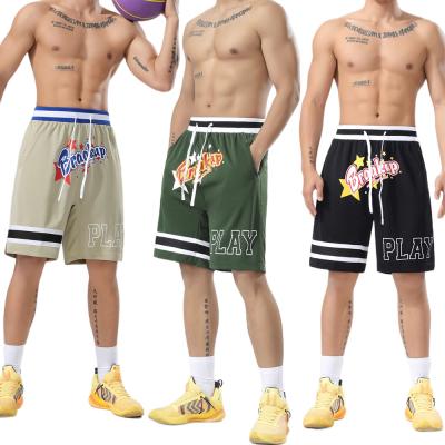 China 2022 Summer Breathable Shorts For Mens Boys Basketball Abbreviations Mesh Polyester Workout Sports Gym Running Shorts for sale