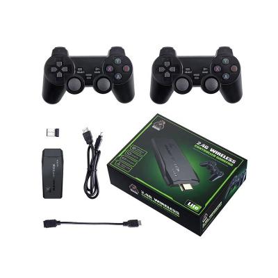 China 4K TV Box with 2 Gamepads New Video Game Console 4K HD TV Game Console with Wireless Gamepads Controllers for sale