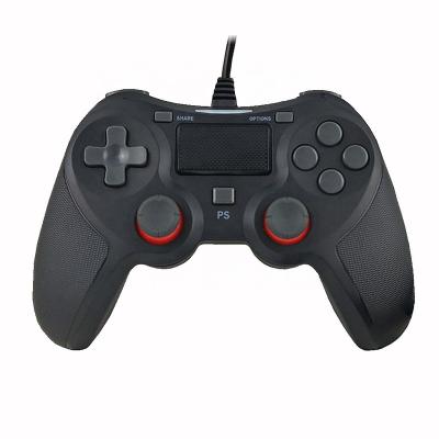 China VIBRATION GAME MOTOR Wired Joystick Controller For PS4 And PC USB Private Hot Selling New Gamepad for sale