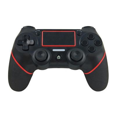 China Touch Buttons Hot Selling Game Controller For PS4 PS3 PC All In One Wireless BT Gamepad Joystick With Rubber Grips for sale