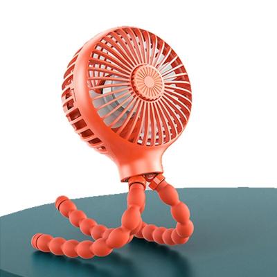 China Multi-use place and situation USB rechargeable portable air cooling portable mini standing fan with clip and led lights for camping for sale