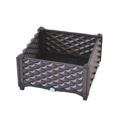 China Garden Work China Supplier Plastic Expanded Modular Stackable Garden Bed Design for sale