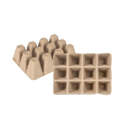 China Factory Price Eco - Friendly Plant Trays Planting Trays Seedling Paper Tray For Plants for sale