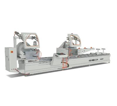 China Building Material Stores Factory Sales Directly Double Head Cutting Saw Machine For Aluminum Profile Cutter Windows Machine Profiles PVC Window for sale