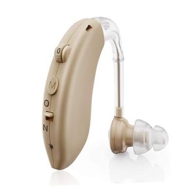 China Good Equip Original Rechargeable Hearing Aid Open BTE Extra Replaceable Magnetic Filling GM-105 Base Color Feature And 2pcs Battery for sale