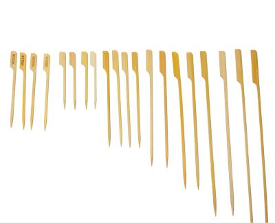 China Natural Disposable Flat Bamboo Skewers Easily Cleaned From Japan for sale