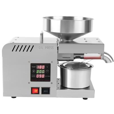 China High Oil Yield Efficiency Factory Price Home Use Small Cold Press Oil Machine Stainless Steel Oil Press Machine for sale