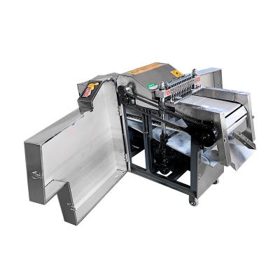 China Restaurant Automatic Meat Processing Chicken And Fish Cutting Machine For Whole Chicken Bulk Cubes Cutter Frozen Fish Cutting Multiful Use Meat Slicer for sale