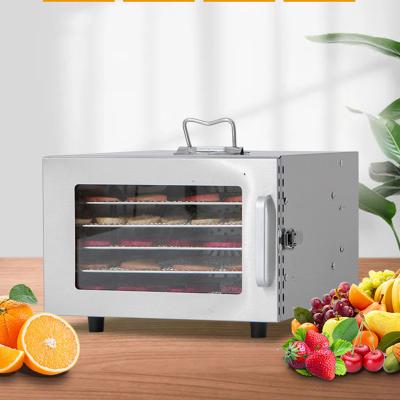 China Drier Machine Mini Home Fruit Drying Machine Easy Operation Stainless Steel Industrial Fruit and Vegetables 6 Layers Food Dehydrator for sale