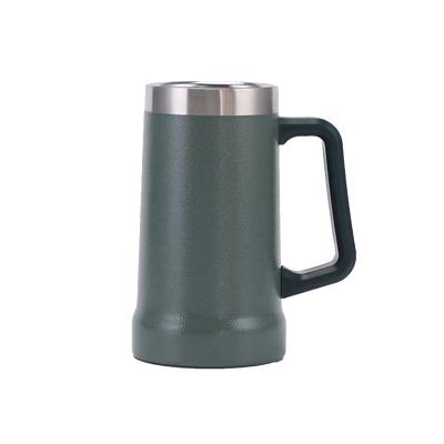 China 600ML Travel PORTABLE 304 Stainless Steel Vacuum Friendly Beer Mugs Logo Custom Double Walled Eco for sale