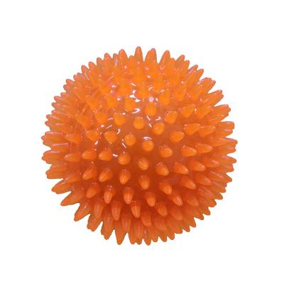 China Sustainable Pet Products 2018 TPR Ball Dog Spike Dental Toys Dog Ball For Chewing for sale