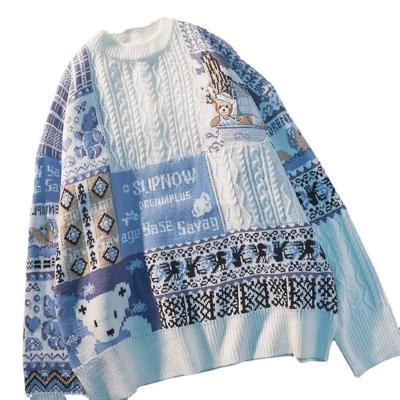 China Anti-wrinkle QJ Fashion Autumn Winter Lady Jumpers Women Adults Ugly Christmas Sweater 2022 for sale