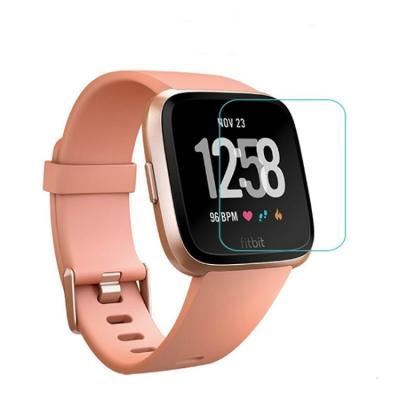 China Premium Smart Watch 2020 9H 2.5D Screen Protector Film For Fitbit Versa Tempered Glass Watch Anti-scratch for sale