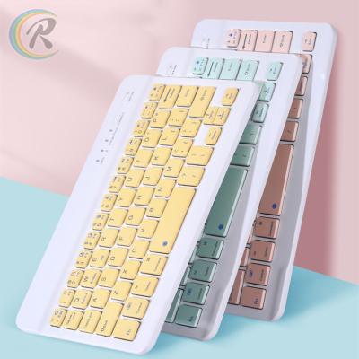 China Hot Selling Slim Portable Mini Wireless Tablet Keyboard for Mac PC iPhone iPad IOS Keyboard Mouse Combos for sale