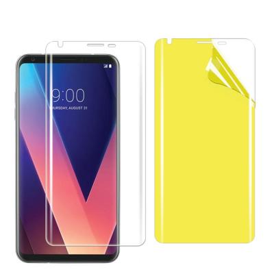 China Anti Oil OEM Soft Full Cover TPU Screen Protector For LG V30 V20 Nano-coated Front Hydrogel Flim For LG K8 K7 K10 2018 for sale