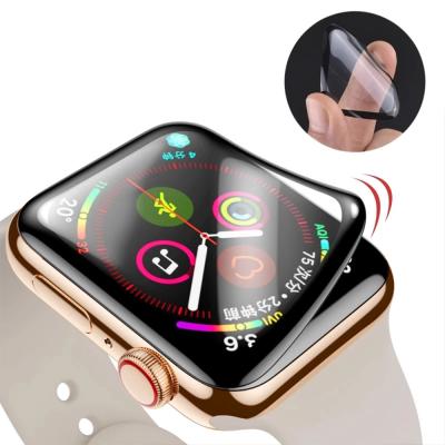 China Smart Watch 3d Full Cover Full Glue Pmma Watch Screen Protectors For Apple Watch Series 7 6 44mm for sale