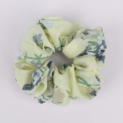 China Fashionable 18pcs Women's Hair Scrunchies Chiffon Flower Elastic Hair Bands Scrunchy Ties Strings Scrunchie for sale