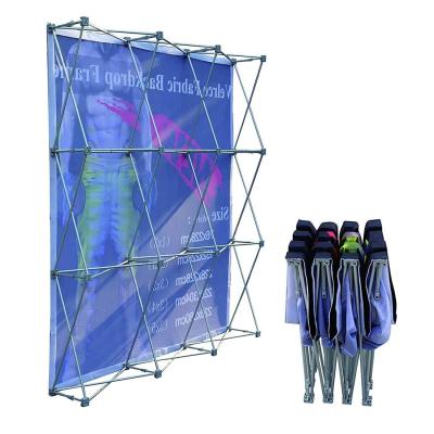 China Manufacturer Customized Pop Up Easy Assembly and Carry Fabric Display Banner Stand Portable Upright Wall for sale