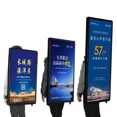 China Hot Selling Advertising LED Backpack LED Billboard Light Boxes Equipment On Advertising Billboard Rectangle for sale