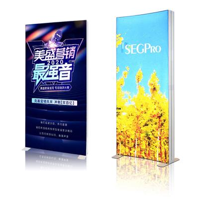 China Indoor Outdoor Wholesale Advertising Fabric LED Lightbox Sound Frameless Light Box For Promotion for sale