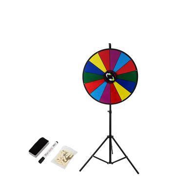 China Promotion & Publicity & New Floor Fairground Spinning Rack Game Carnival Professional Wheel Fortune Wheel for sale