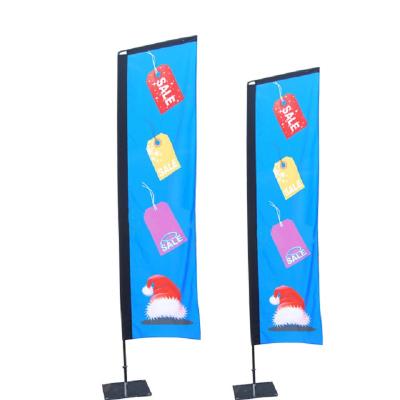 China Flying Rectangle Display Beach Flag Square Flags For Display for sale