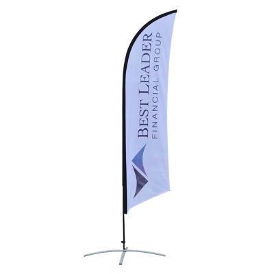 China Custom Printed Outdoor Beach Flag Flying Outdoor Advertising Display Promotion Feather Teardrop Banner Bali Arch Bali Arch for sale