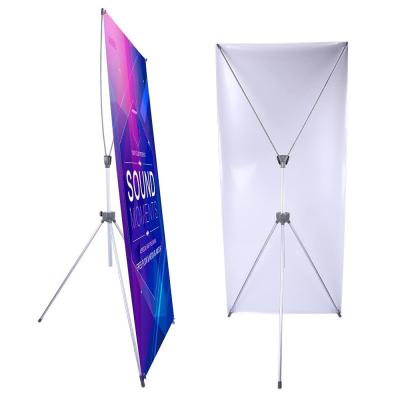 China Waterproof Reinforced Adjustable X Banner Stand Fits Any Size Banner With Portable Travel Bag for sale